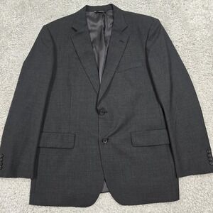 Brooks Brothers Mens Brooksease Sport Coat Blazer Size 44R‎ Charcoal Classic
